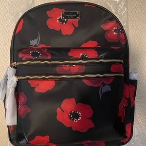 Brand New Kate Spade Large Poppy Backpack